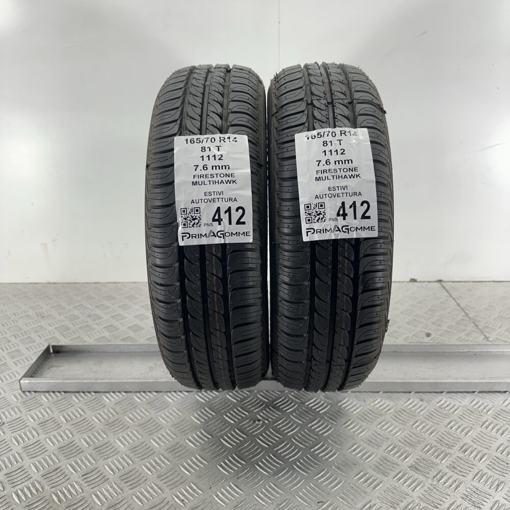 Pneumatici Usati 165 70 R14 81T Firestone Multihawk 99% Estive | Gomme Usate | PrimaGomme.it Pneumatici Usati 165 70 R14 81T Firestone Multihawk 99% Estive