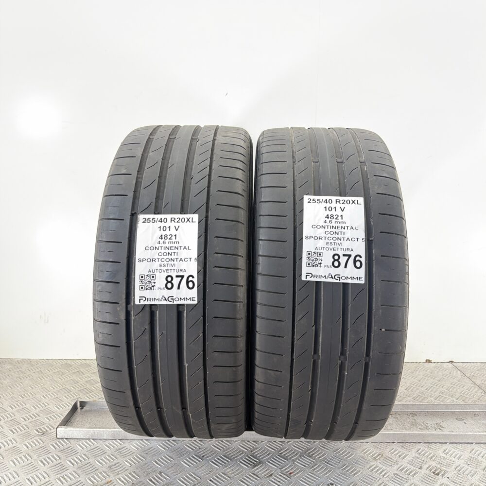Pneumatici Usati 255 40 R20 XL 101V Continental SportContact 5 Estive | Gomme Usate | PrimaGomme.it Pneumatici Usati 255 40 R20 XL 101V Continental SportContact 5 Estive