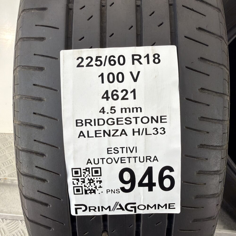 Pneumatici Usati 225 60 R18 100V Bridgestone Alenza H/L33 Estive | Gomme Usate | PrimaGomme.it Pneumatici Usati 225 60 R18 100V Bridgestone Alenza H/L33 Estive - immagine 3