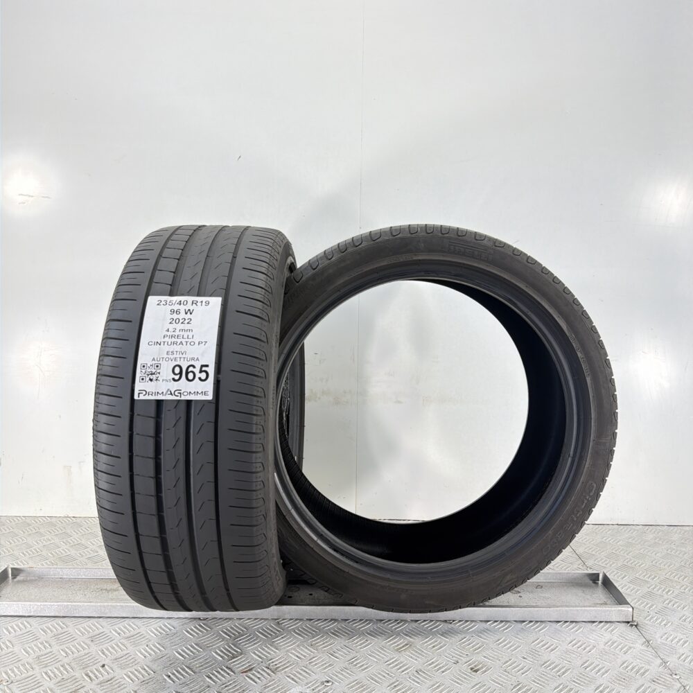 Pneumatici Usati 235 40 R19 96W Pirelli Cinturato P7 Estive | Gomme Usate | PrimaGomme.it Pneumatici Usati 235 40 R19 96W Pirelli Cinturato P7 Estive - immagine 4