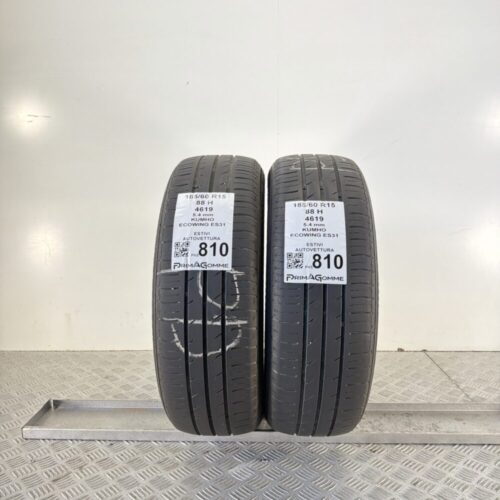 Pneumatici Usati 185 60 R15 88H Kumho Ecowing ES31 77% Estive
