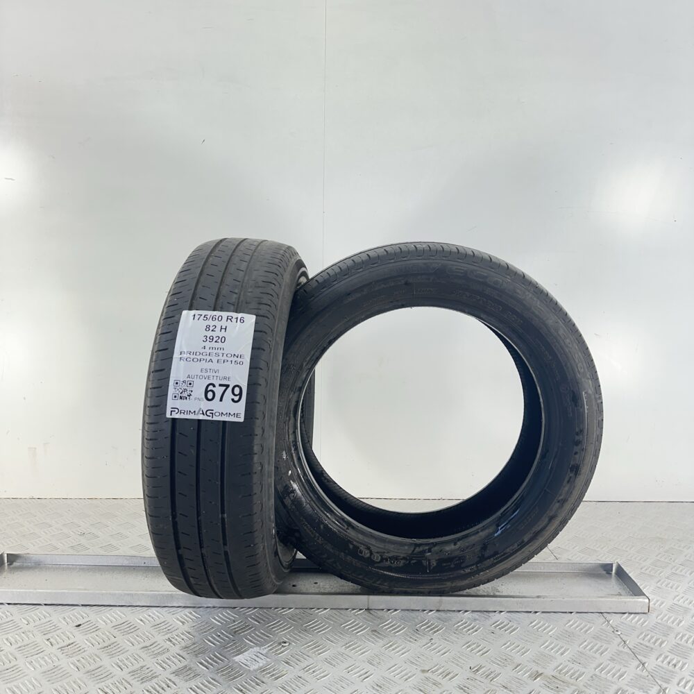 Pneumatici Usati 175 60 R16 82H Bridgestone Rcopia EP150 Estive | Gomme Usate | PrimaGomme.it Pneumatici Usati 175 60 R16 82H Bridgestone Rcopia EP150 Estive - immagine 4