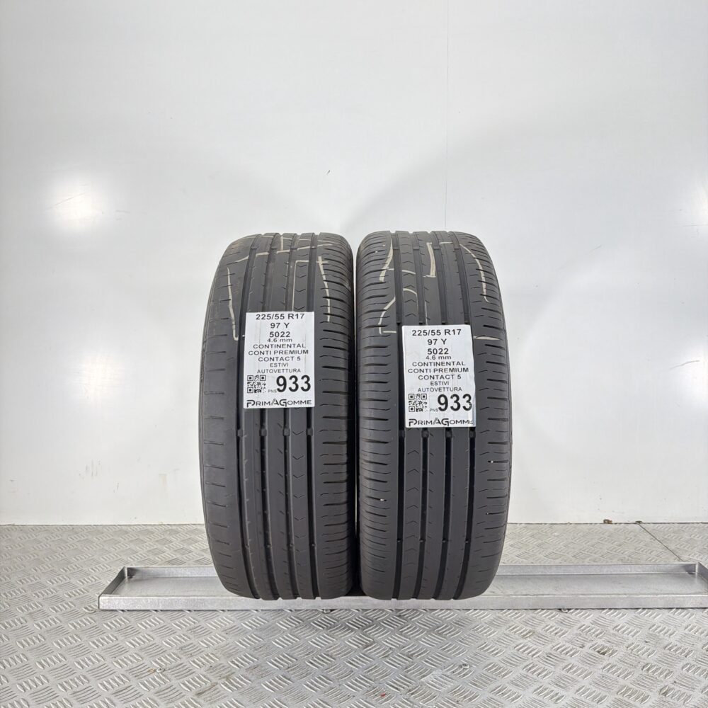 Pneumatici Usati 225 55 R17 97Y Continental ContiPremiumContact 5 Estive | Gomme Usate | PrimaGomme.it Pneumatici Usati 225 55 R17 97Y Continental ContiPremiumContact 5 Estive