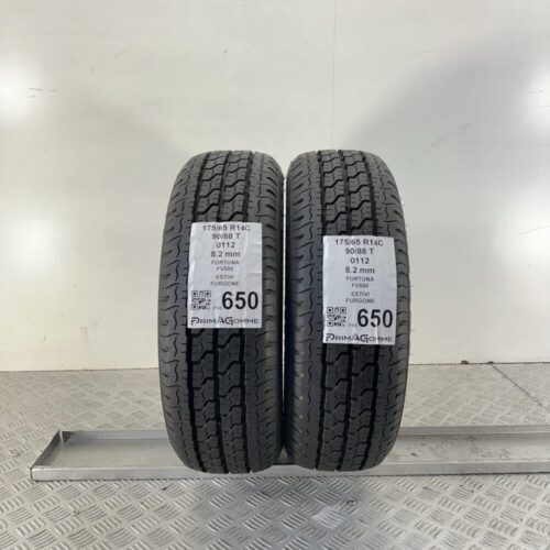 Pneumatici Usati 175 65 R14C 90/88T Fortuna FV500 99% Estive
