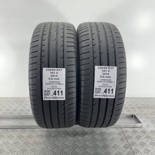 Pneumatici Usati 225 55 R17 101V Hankook Ventus Prime 2 80% Estive