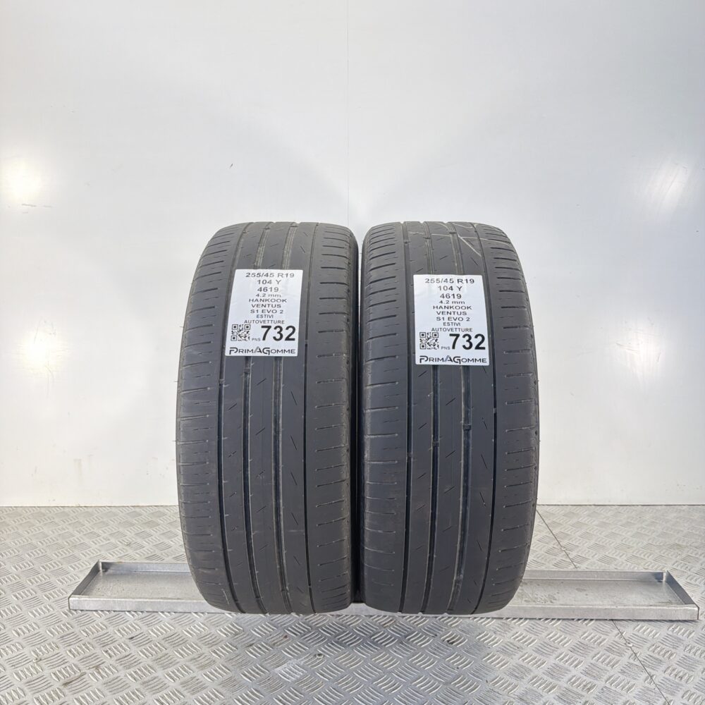 Pneumatici Usati 255 45 R19 104Y Hankook Ventus S1 Evo 2 Estive | Gomme Usate | PrimaGomme.it Pneumatici Usati 255 45 R19 104Y Hankook Ventus S1 Evo 2 Estive