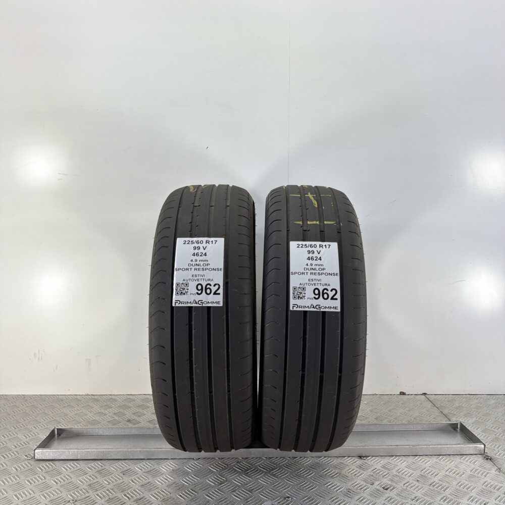 Pneumatici Usati 225 60 R17 99V Dunlop Sport Response 71% Estive | Gomme Usate | PrimaGomme.it Pneumatici Usati 225 60 R17 99V Dunlop Sport Response 71% Estive