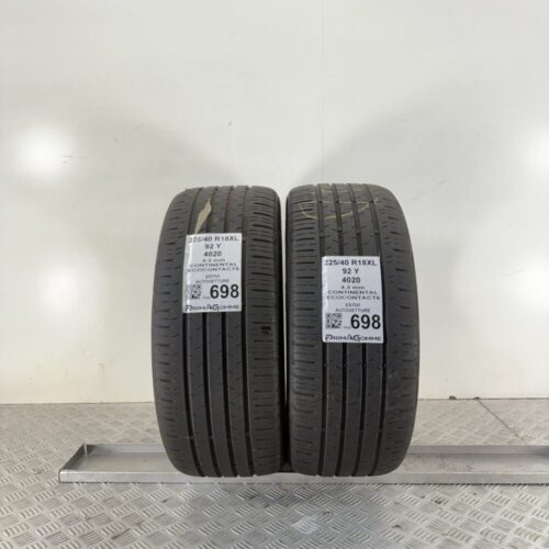 Pneumatici Usati 225 40 R18 XL 92Y Continental Ecocontact6 Estive