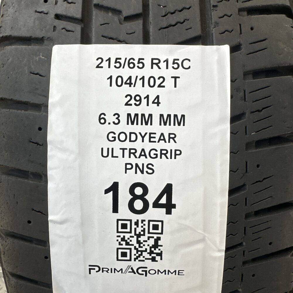 Pneumatici Usati 215 65 R15C 104/102T Goodyear UltraGrip 90% Invernali | Gomme Usate | PrimaGomme.it Pneumatici Usati 215 65 R15C 104/102T Goodyear UltraGrip 90% Invernali - immagine 3