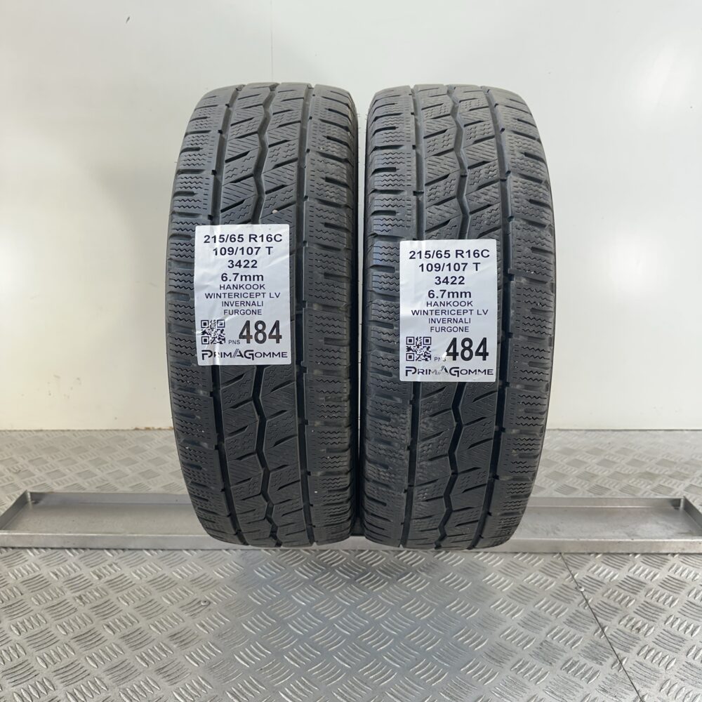 Pneumatici Usati 215 65 R16C 109/107T Hankook Wintericept LV 96% Invernali | Gomme Usate | PrimaGomme.it Pneumatici Usati 215 65 R16C 109/107T Hankook Wintericept LV 96% Invernali