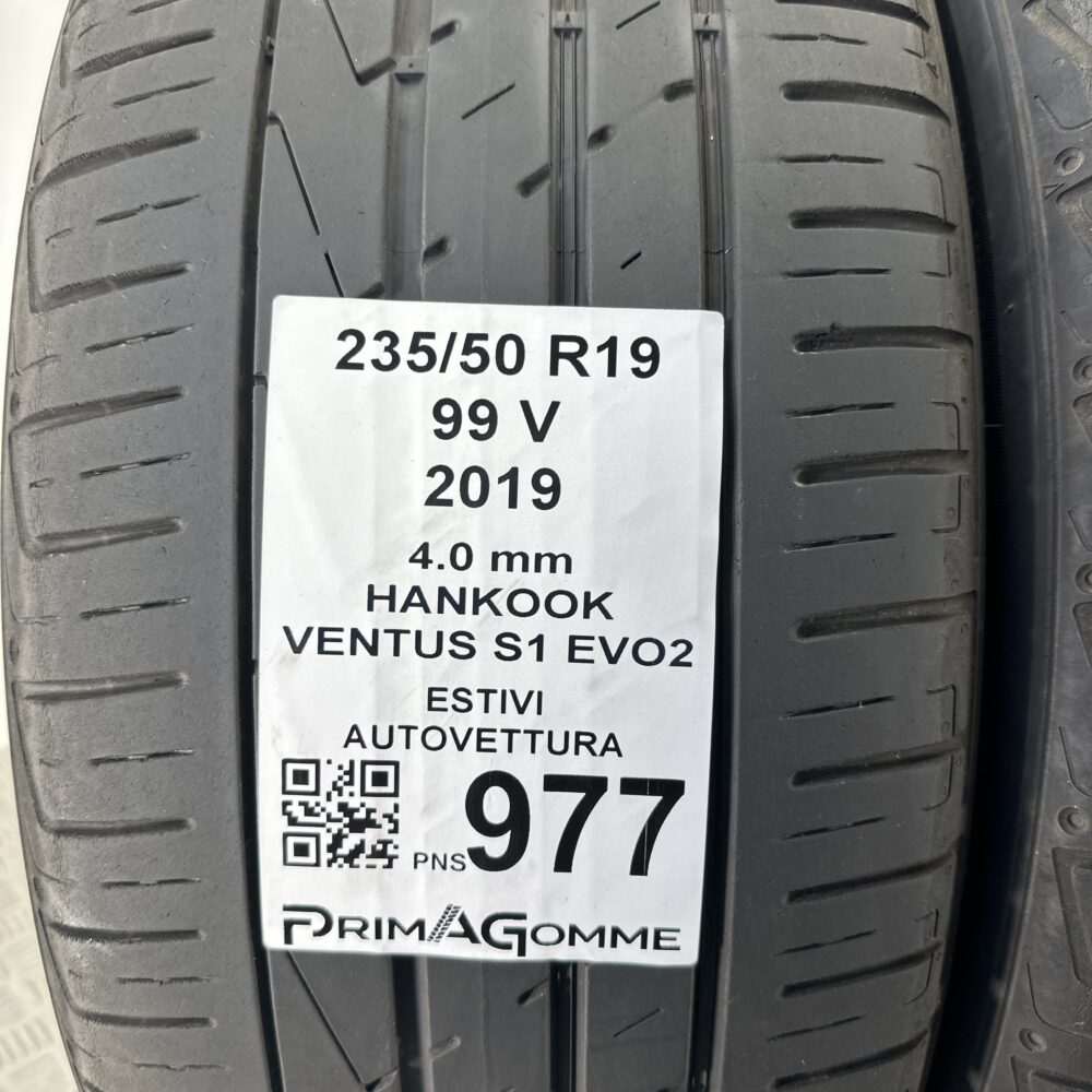 Pneumatici Usati 235 50 R19 99V Hankook Ventus S1 Evo2 Estive | Gomme Usate | PrimaGomme.it Pneumatici Usati 235 50 R19 99V Hankook Ventus S1 Evo2 Estive - immagine 3