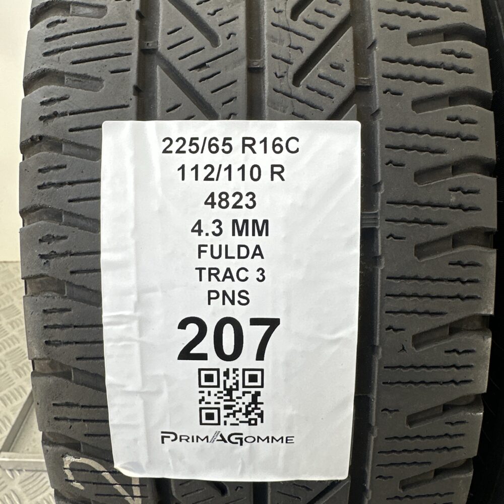 Pneumatici Usati 225 65 R16C 112/110R Fulda Trac 3 Invernali | Gomme Usate | PrimaGomme.it Pneumatici Usati 225 65 R16C 112/110R Fulda Trac 3 Invernali - immagine 3