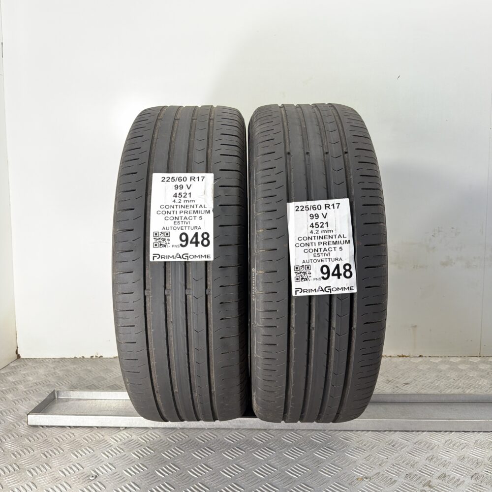 Pneumatici Usati 225 60 R17 99V Continental Conti Contact 5 Estive | Gomme Usate | PrimaGomme.it Pneumatici Usati 225 60 R17 99V Continental Conti Contact 5 Estive - immagine 6