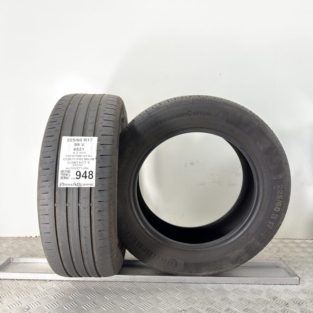 Pneumatici Usati 225 60 R17 99V Continental Conti Contact 5 Estive | Gomme Usate | PrimaGomme.it Pneumatici Usati 225 60 R17 99V Continental Conti Contact 5 Estive - immagine 5