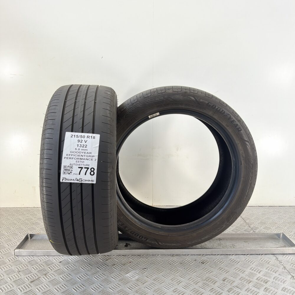 Pneumatici Usati 215 50 R18 92V Goodyear EfficientGrip Performance 2 71% Estive | Gomme Usate | PrimaGomme.it Pneumatici Usati 215 50 R18 92V Goodyear EfficientGrip Performance 2 71% Estive - immagine 4