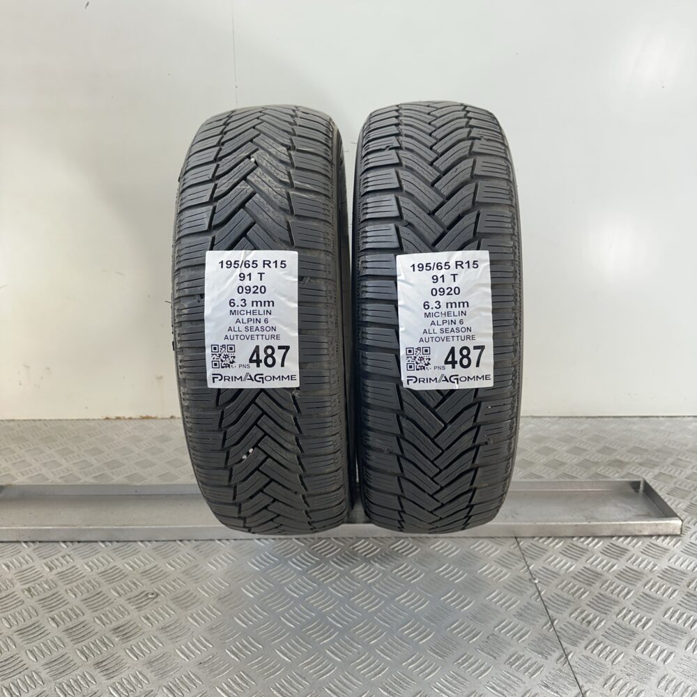 Pneumatici Usati 195 65 R15 91T Michelin Alpin 6 90% Quattro Stagioni | Gomme Usate | PrimaGomme.it Pneumatici Usati 195 65 R15 91T Michelin Alpin 6 90% Quattro Stagioni