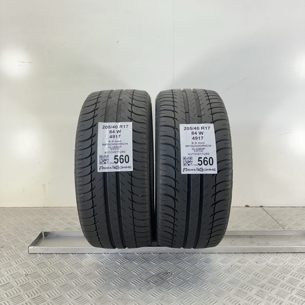 Pneumatici Usati 205 40 R17 84W BFGoodrich G-Grip 86% Estive | Gomme Usate | PrimaGomme.it Pneumatici Usati 205 40 R17 84W BFGoodrich G-Grip 86% Estive