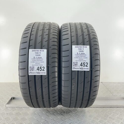 Pneumatici Usati 245 50 R18 100Y Continental ContiSport Contact 3 SSR 73% Estive