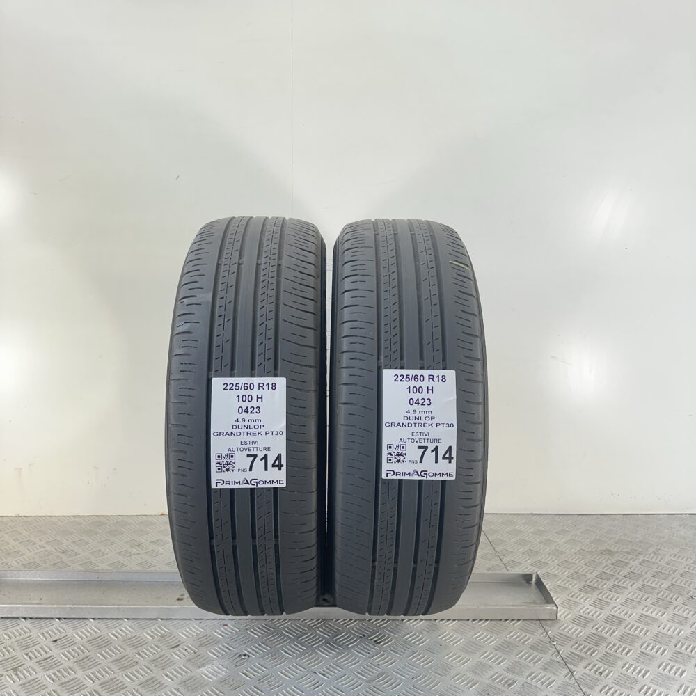Pneumatici Usati 225 60 R18 100H Dunlop Grandtrek PT30 71% Estive | Gomme Usate | PrimaGomme.it Pneumatici Usati 225 60 R18 100H Dunlop Grandtrek PT30 71% Estive