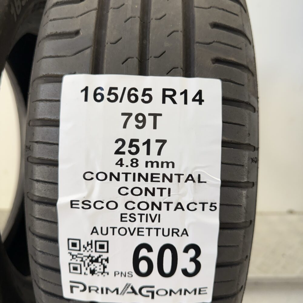 Pneumatici Usati 165 65 R14 79T Continental Conti Eco Contact5 Estive | Gomme Usate | PrimaGomme.it Pneumatici Usati 165 65 R14 79T Continental Conti Eco Contact5 Estive - immagine 3