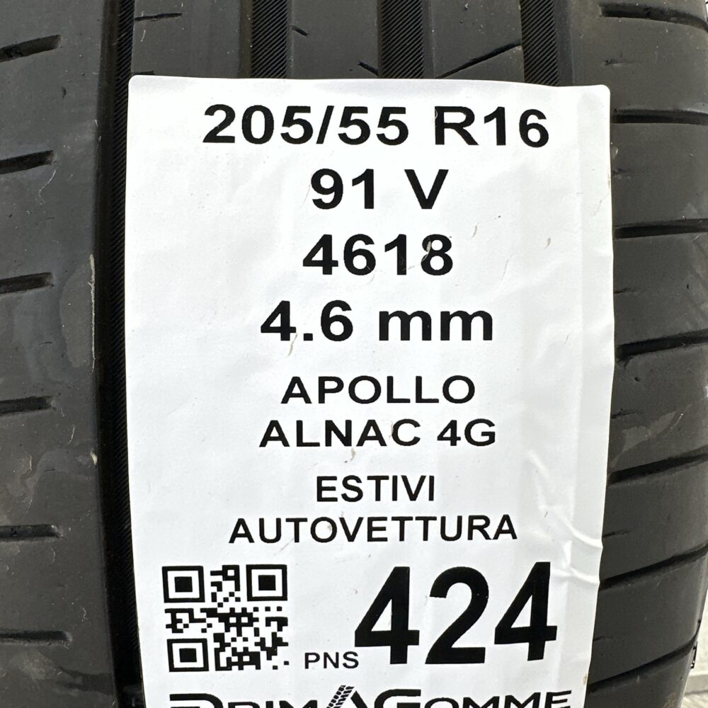 Pneumatici Usati 205 55 R16 91V Apollo Alnac 4G Estive | Gomme Usate | PrimaGomme.it Pneumatici Usati 205 55 R16 91V Apollo Alnac 4G Estive - immagine 3