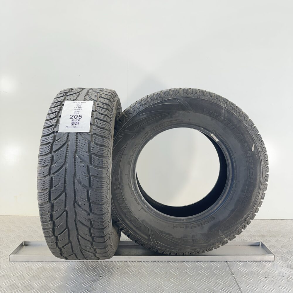 Pneumatici Usati 245 70 R16 107T Cooper WSC Estive | Gomme Usate | PrimaGomme.it Pneumatici Usati 245 70 R16 107T Cooper WSC Estive - immagine 4