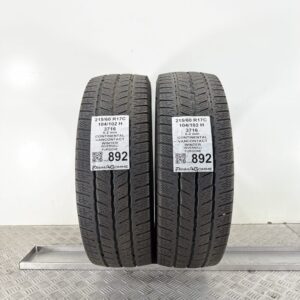 Pneumatici Usati 215 60 R17C 104/102H Continental Vancontact 70% Invernali