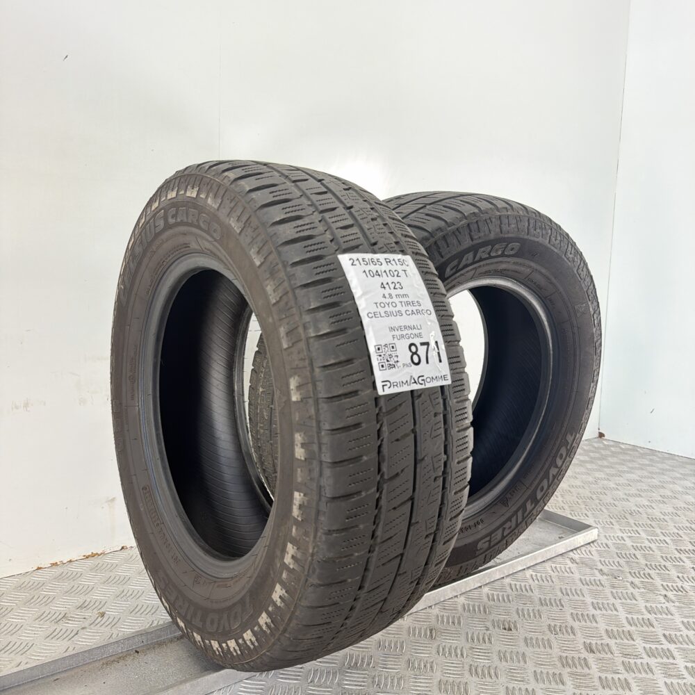 Gomme Usate 215 65 R15C 104 102T Toyo Tires Celsius Cargo Invernali | Gomme Usate | PrimaGomme.it Gomme Usate 215 65 R15C 104 102T Toyo Tires Celsius Cargo Invernali - immagine 7