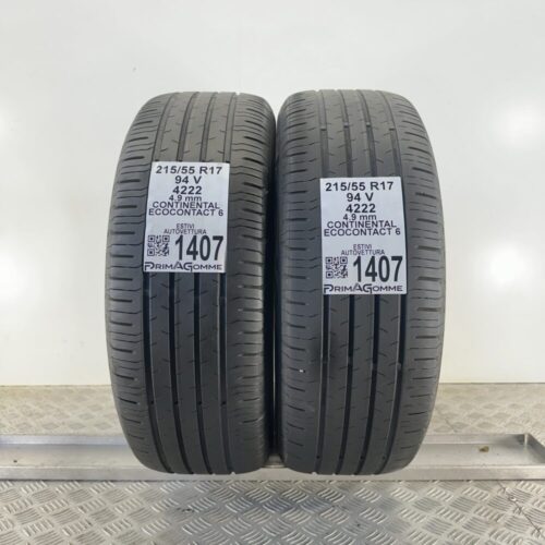 Gomme Usate 215 55 R17 94V Continental EcoContact 6 70% Estive
