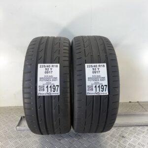 Gomme Usate 225 40 R18 92Y Bridgestone Potenza S001 78% Estive
