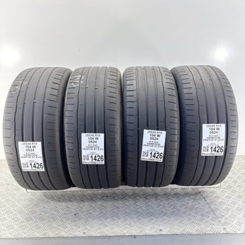 Gomme Usate 255 45 R19 104W Hankook Ventus S1 Evo 61% Estive