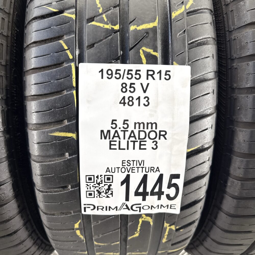Gomme Usate 195 55 R15 85V Matador Elite 3 78% Estive | Gomme Usate | PrimaGomme.it Gomme Usate 195 55 R15 85V Matador Elite 3 78% Estive - immagine 3