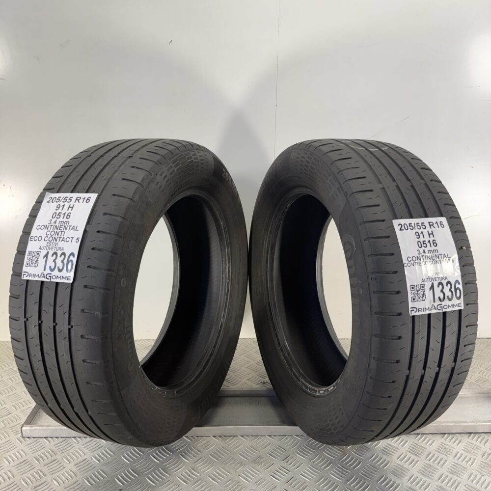 Gomme Usate 205 55 R16 91H Continental Eco Contact 5 Estive | Gomme Usate | PrimaGomme.it Gomme Usate 205 55 R16 91H Continental Eco Contact 5 Estive - immagine 9