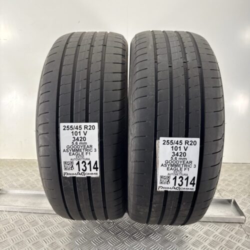 Gomme Usate 255 45 R20 101V Goodyear Eagle F1 Asymmetric 3 80% Estive
