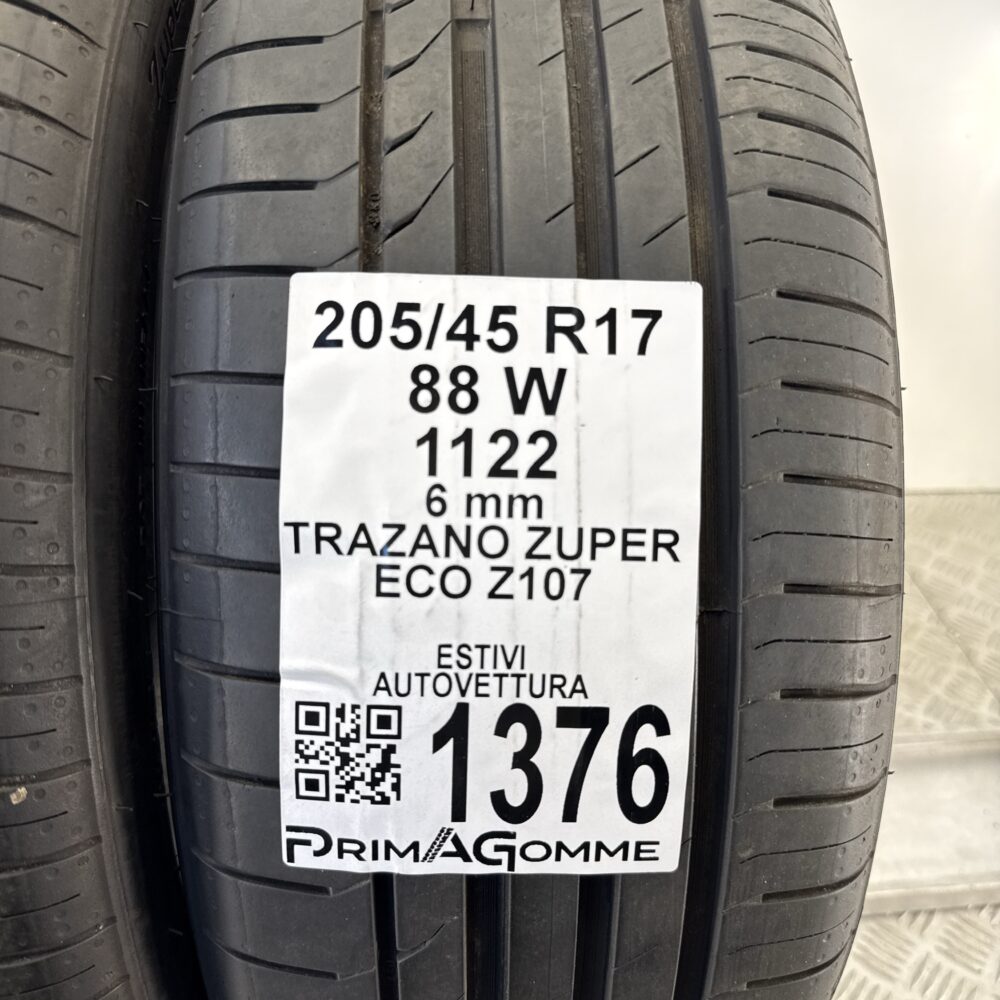 Pneumatici Usati 205 45 R17 88W Trazano Zuper Eco Z107 86% Estive | Gomme Usate | PrimaGomme.it Pneumatici usati 205 45 R17 Trazano Zuper Eco Z107 - foto 7