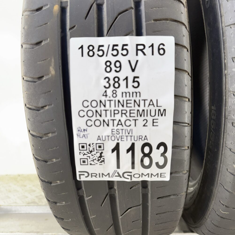 Gomme Usate 185 55 R16 89V Continental Contact 2 E Estive | Gomme Usate | PrimaGomme.it Gomme Usate 185 55 R16 89V Continental Contact 2 E Estive - immagine 3