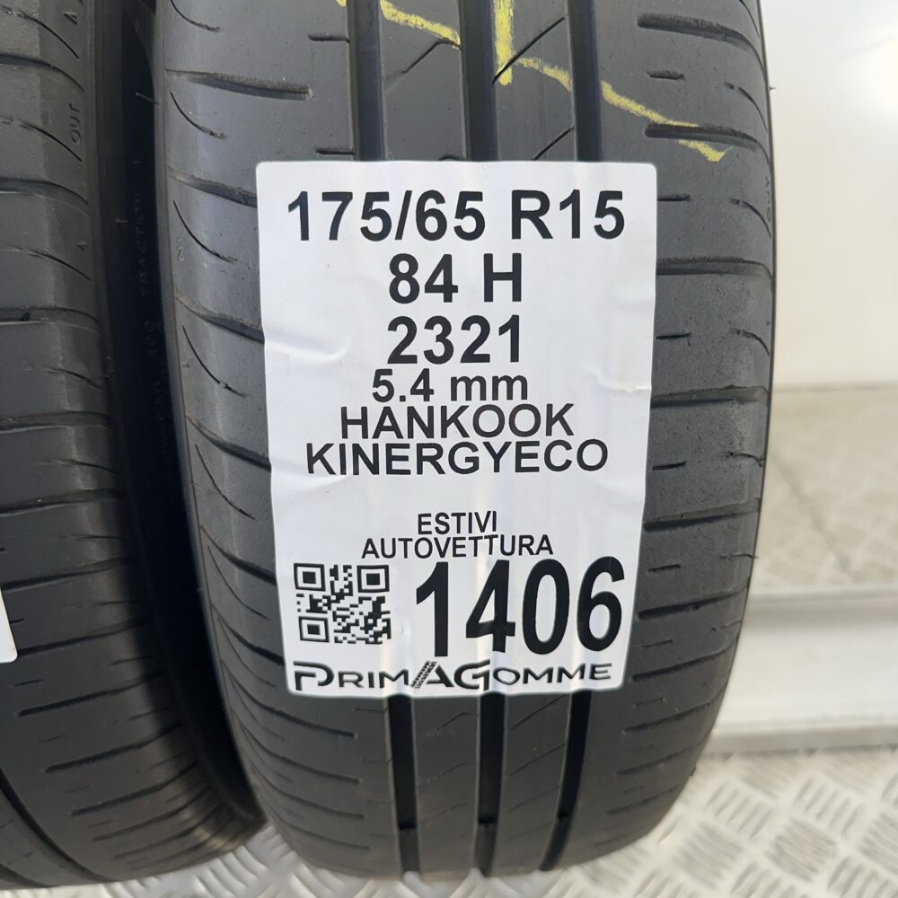 Gomme Usate 175 65 R15 84H Hankook KinergyEco 77% Estive | Gomme Usate | PrimaGomme.it Gomme Usate 175 65 R15 84H Hankook KinergyEco 77% Estive - immagine 3