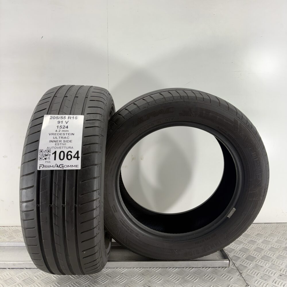 Gomme Usate 205 55 R16 91V Vredestein Ultrac Estive | Gomme Usate | PrimaGomme.it Gomme Usate 205 55 R16 91V Vredestein Ultrac Estive - immagine 4