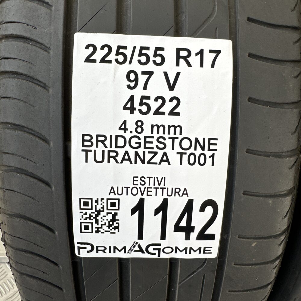 Gomme Usate 225 55 R17 97V Bridgestone Turanza T001 Estive | Gomme Usate | PrimaGomme.it Gomme Usate 225 55 R17 97V Bridgestone Turanza T001 Estive - immagine 3