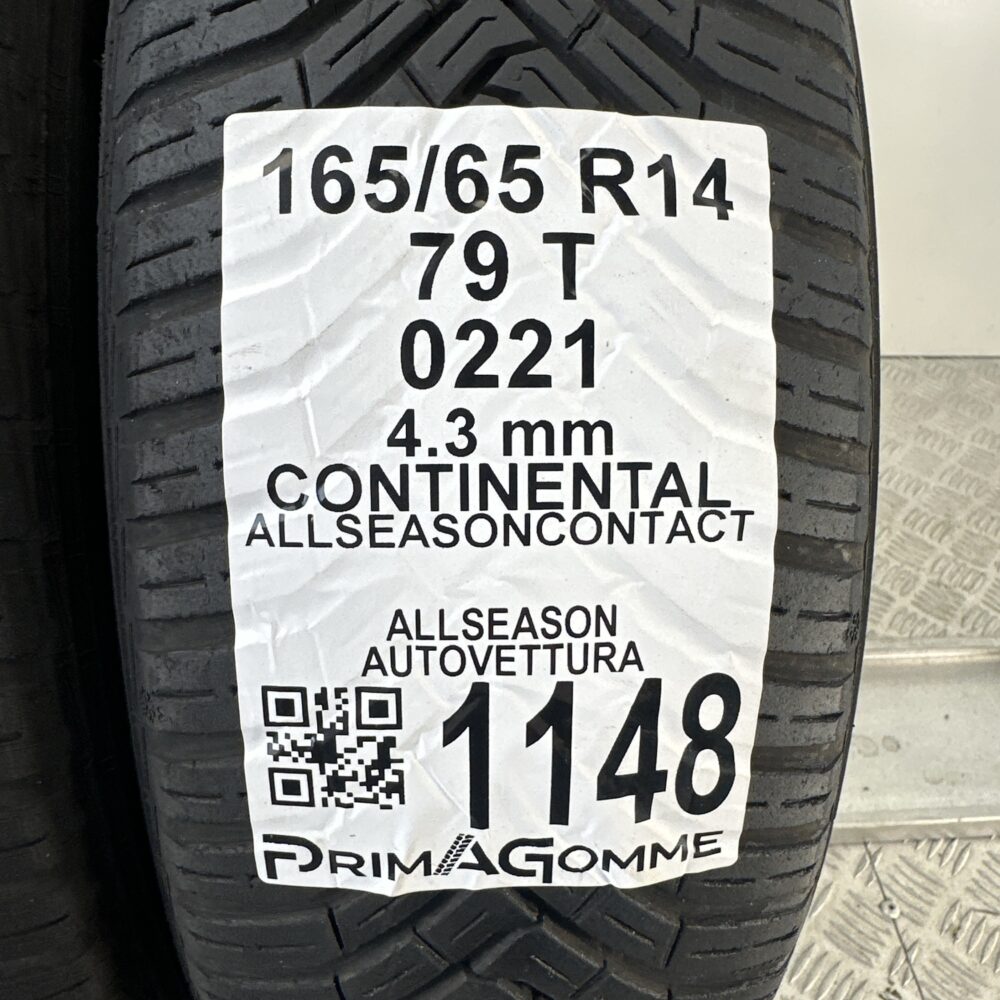 Gomme Usate 165 65 R14 79T Continental AllSeasonContact Quattro Stagioni | Gomme Usate | PrimaGomme.it Gomme Usate 165 65 R14 79T Continental AllSeasonContact Quattro Stagioni - immagine 3