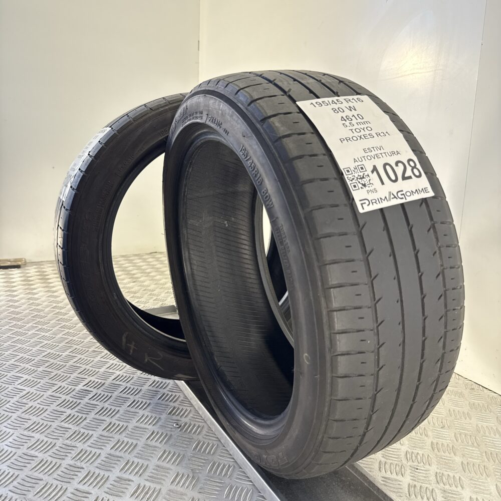 Gomme Usate 195 45 R16 80W Toyo Proxes R31 78% Estive | Gomme Usate | PrimaGomme.it Gomme Usate 195 45 R16 80W Toyo Proxes R31 78% Estive - immagine 8