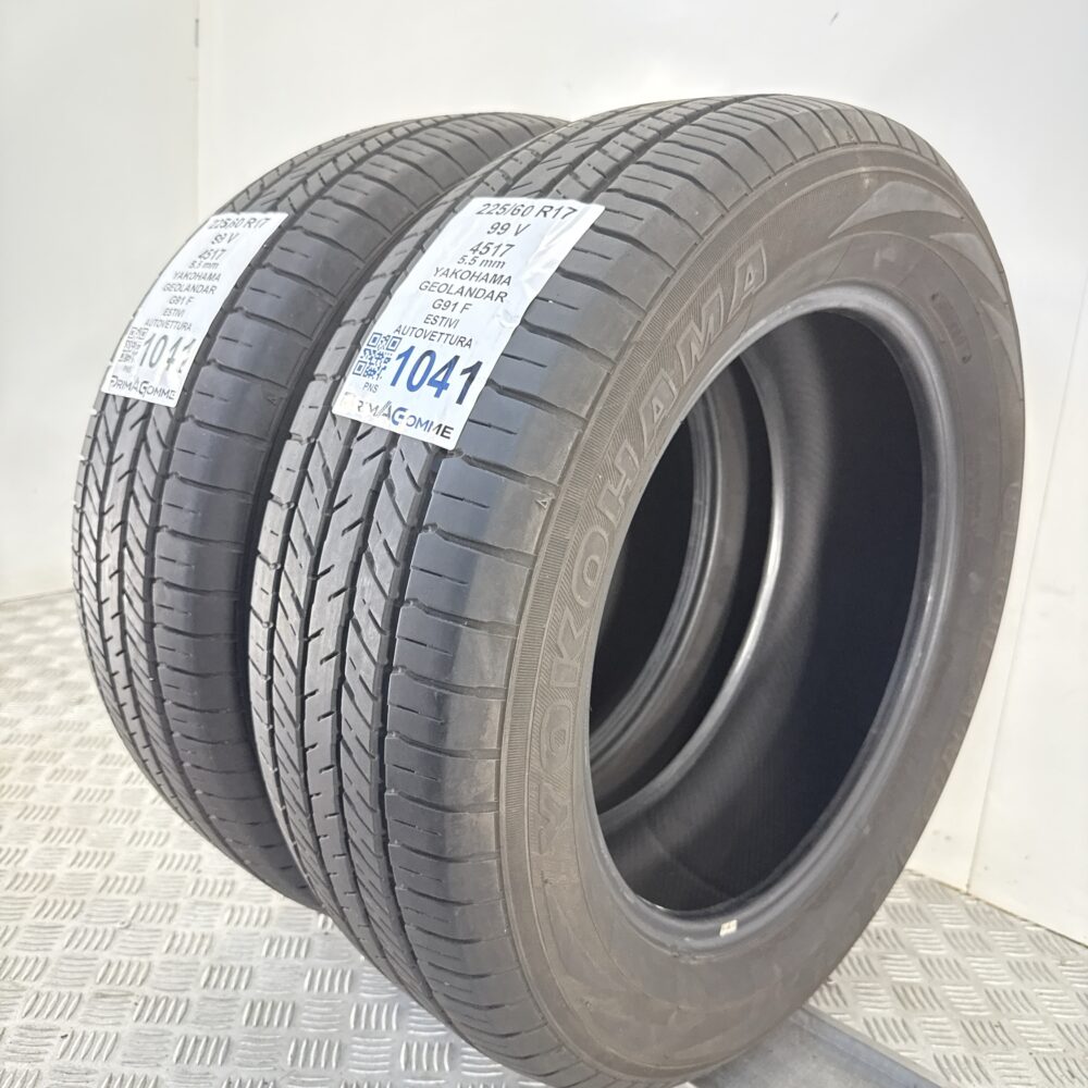 Pneumatici Usati 225 60 R17 99V Yokohama Geolandar G91 F 78% Estive | Gomme Usate | PrimaGomme.it Pneumatici Usati 225 60 R17 99V Yokohama Geolandar G91 F 78% Estive - immagine 5
