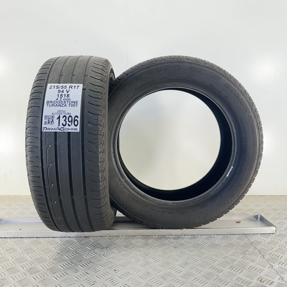 Gomme Usate 215 55 R17 94V Bridgestone Turanza T001 Estive | Gomme Usate | PrimaGomme.it Gomme Usate 215 55 R17 94V Bridgestone Turanza T001 Estive - immagine 4