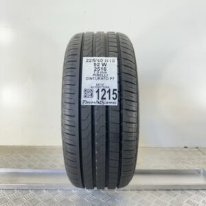 Pneumatico Usato 225 40 R18 92W Pirelli Cinturato P7 100% Estivo