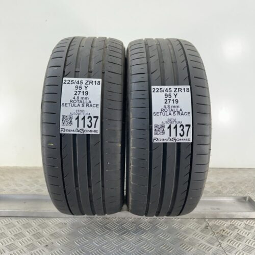 Gomme Usate 225 45 ZR18 95Y Rotalla Setula S Race Estive
