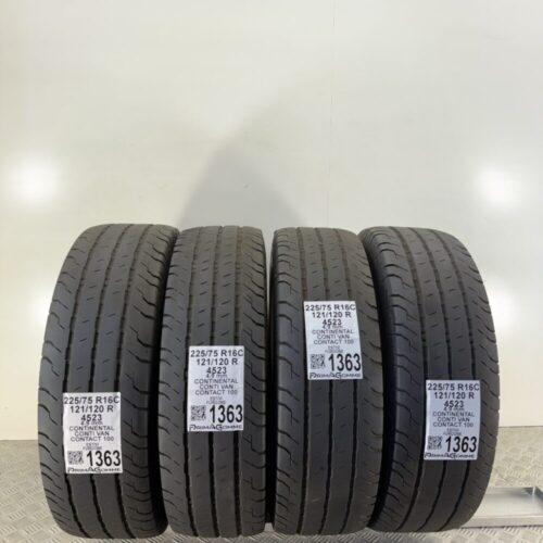 Gomme Usate 225 75 R16C 121 120R Continental Conti Van Contact 100 Estive