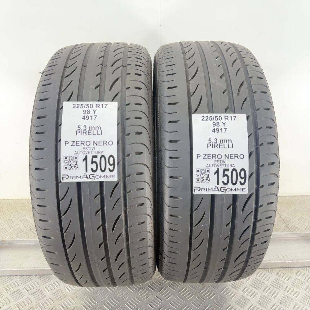 Gomme Usate 225 50 R17 98Y Pirelli P Zero Nero 76% Estive | Gomme Usate | PrimaGomme.it Gomme Usate 225 50 R17 98Y Pirelli P Zero Nero 76% Estive