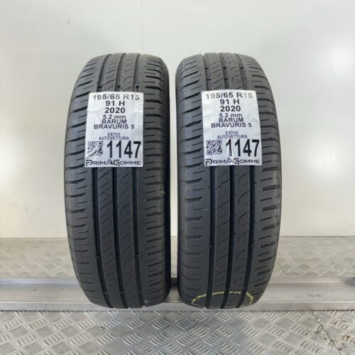 Gomme Usate 195 65 R15 91H Barum Bravuris 5 74% Estive