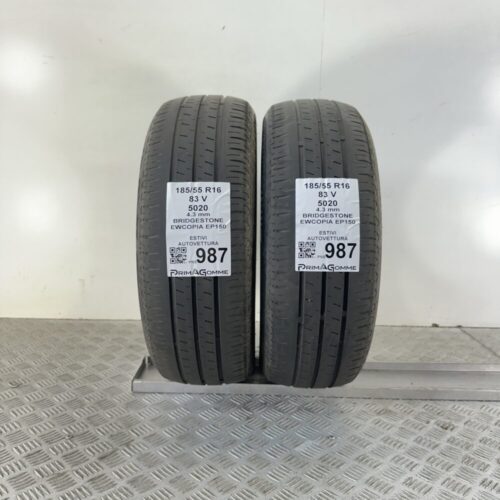 Gomme Usate 185 55 R16 83V Bridgestone Ecopia EP150 Estive