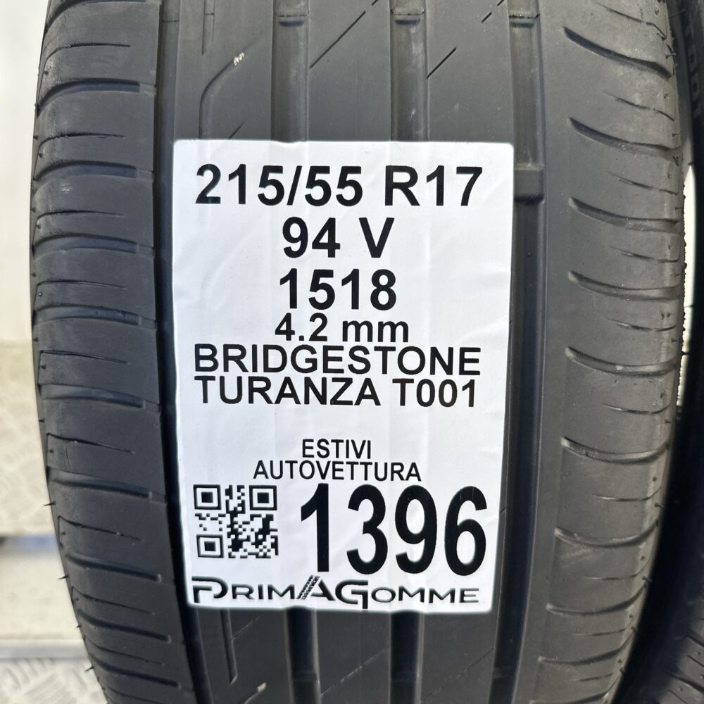 Gomme Usate 215 55 R17 94V Bridgestone Turanza T001 Estive | Gomme Usate | PrimaGomme.it Gomme Usate 215 55 R17 94V Bridgestone Turanza T001 Estive - immagine 6